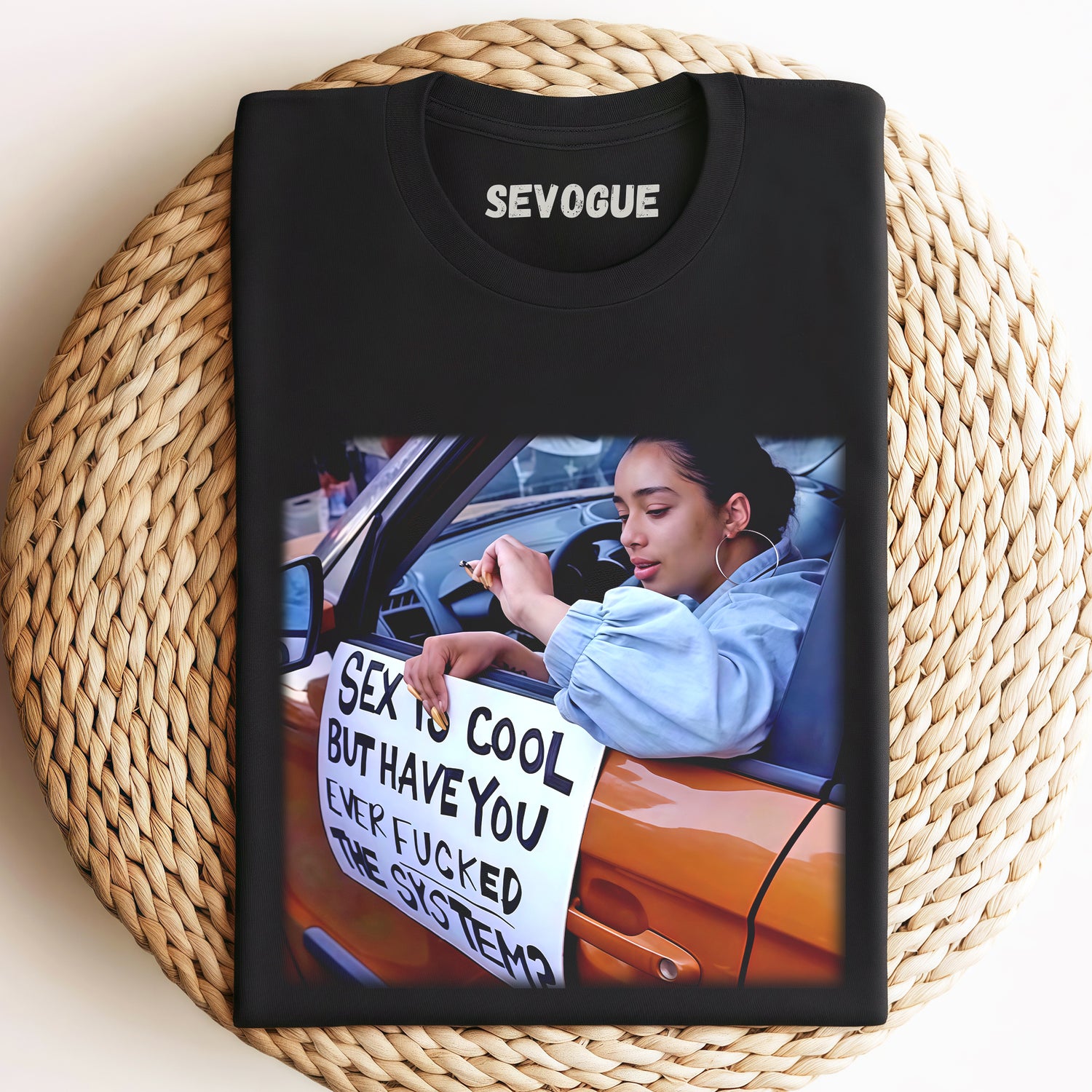 Woman In The Car Unisex Tee, Sweatshirt & Hoodie