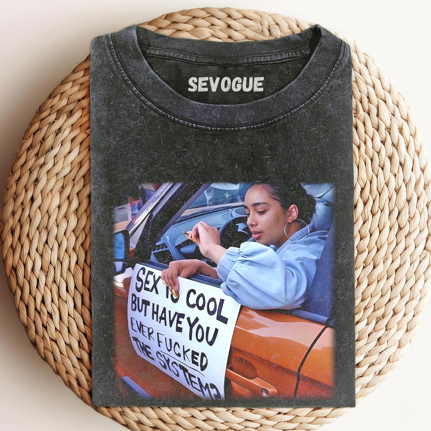 Woman In The Car Unisex Tee, Sweatshirt & Hoodie