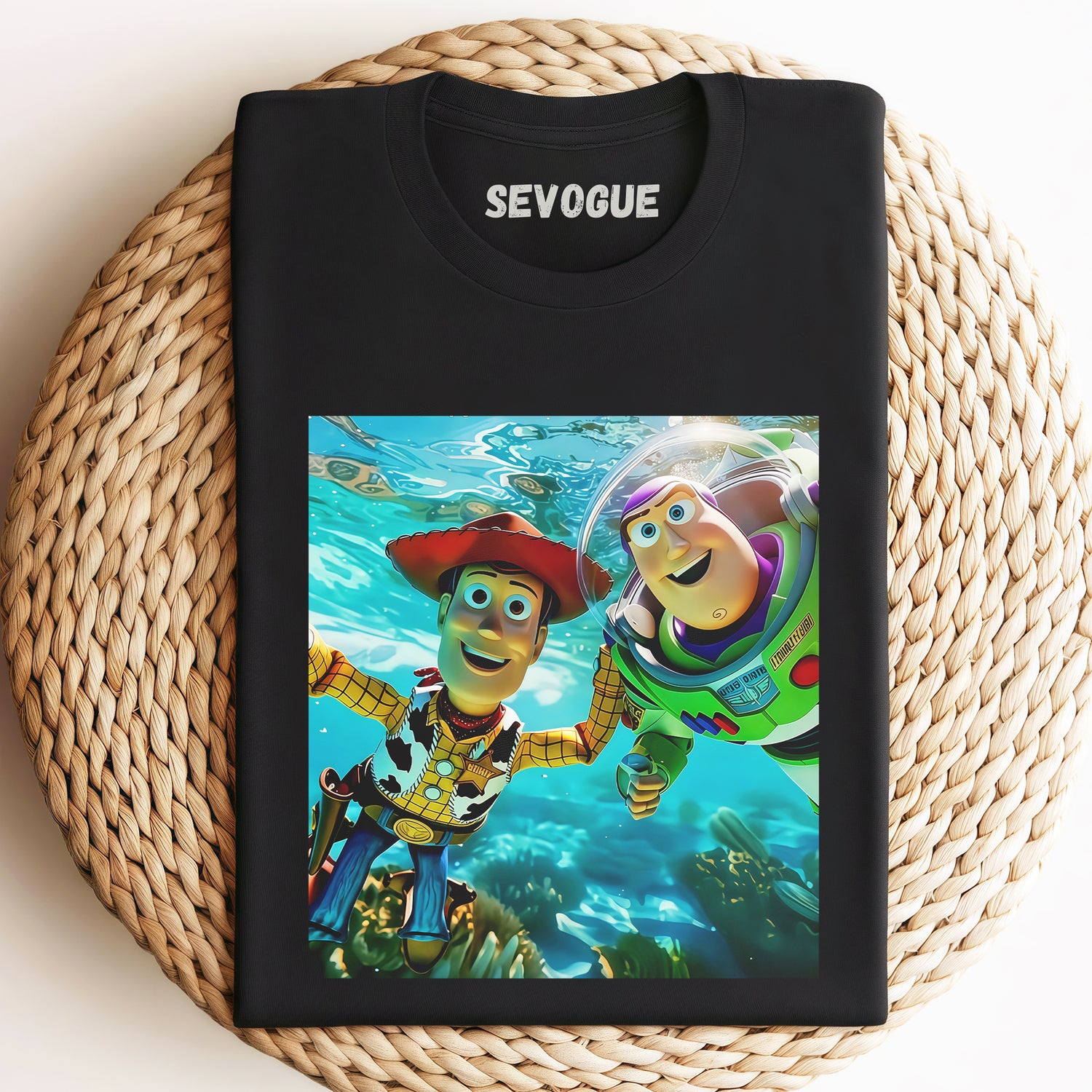 Woody & Buzz Lightyear Diving Unisex Tee, Sweatshirt & Hoodi
