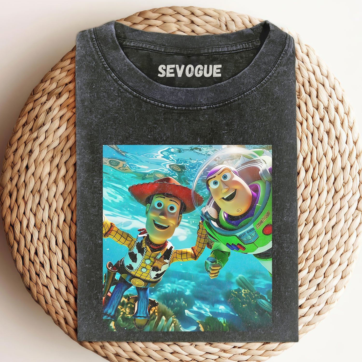 Woody & Buzz Lightyear Diving Unisex Tee, Sweatshirt & Hoodi