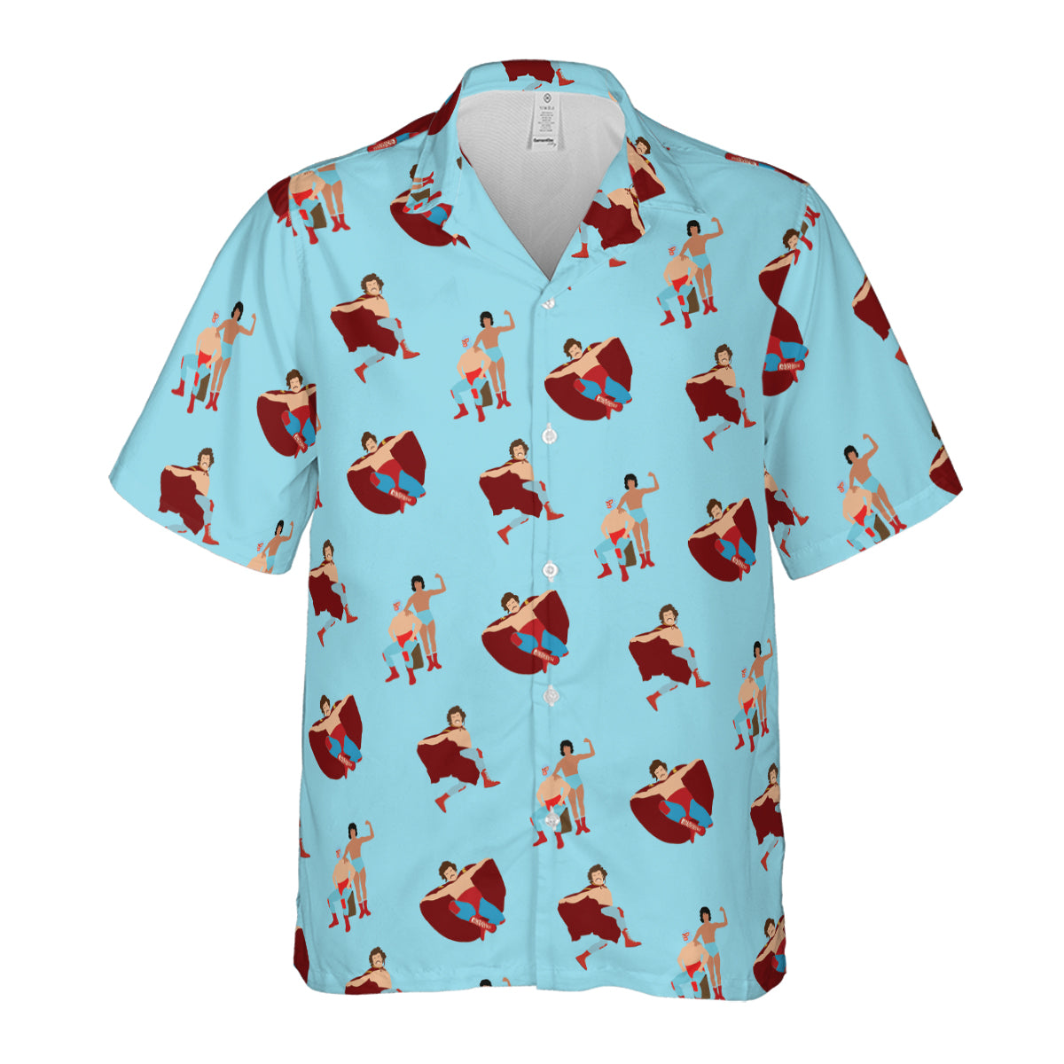 Wrestle Style Nacho Libre Hawaiian Shirt