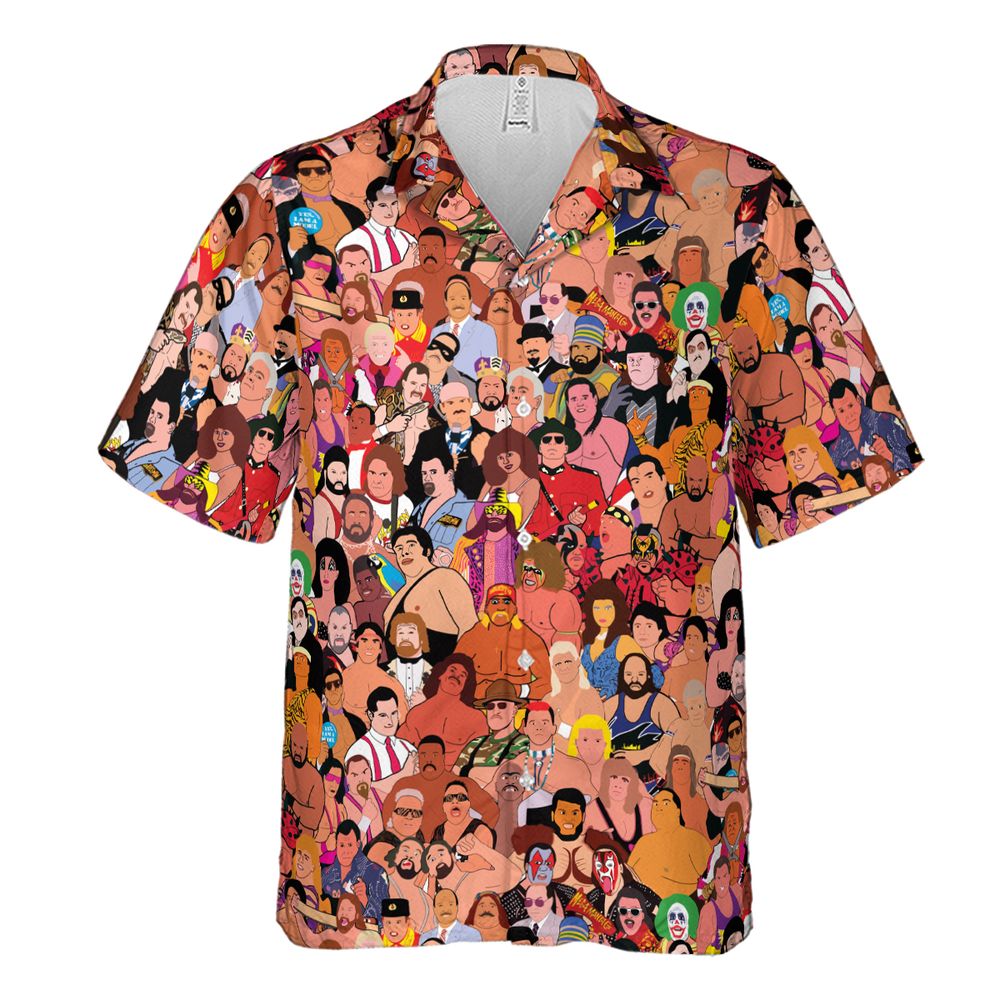 Wrestling Legends Golden Era Hawaiian Shirt