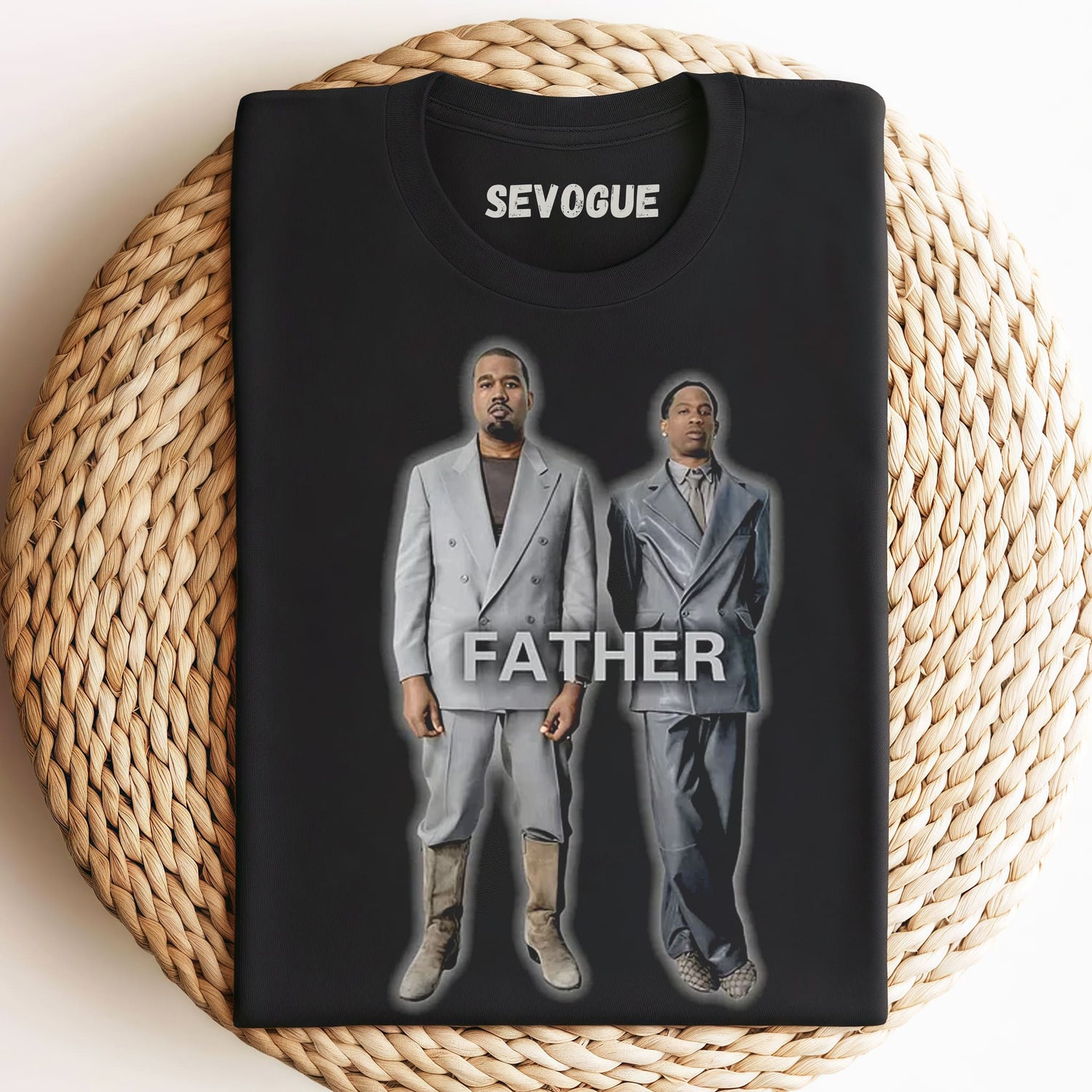 Ye Travis Scott Father Unisex Tee, Tank Top, Layered LS, Sweatshirt & Hoodie