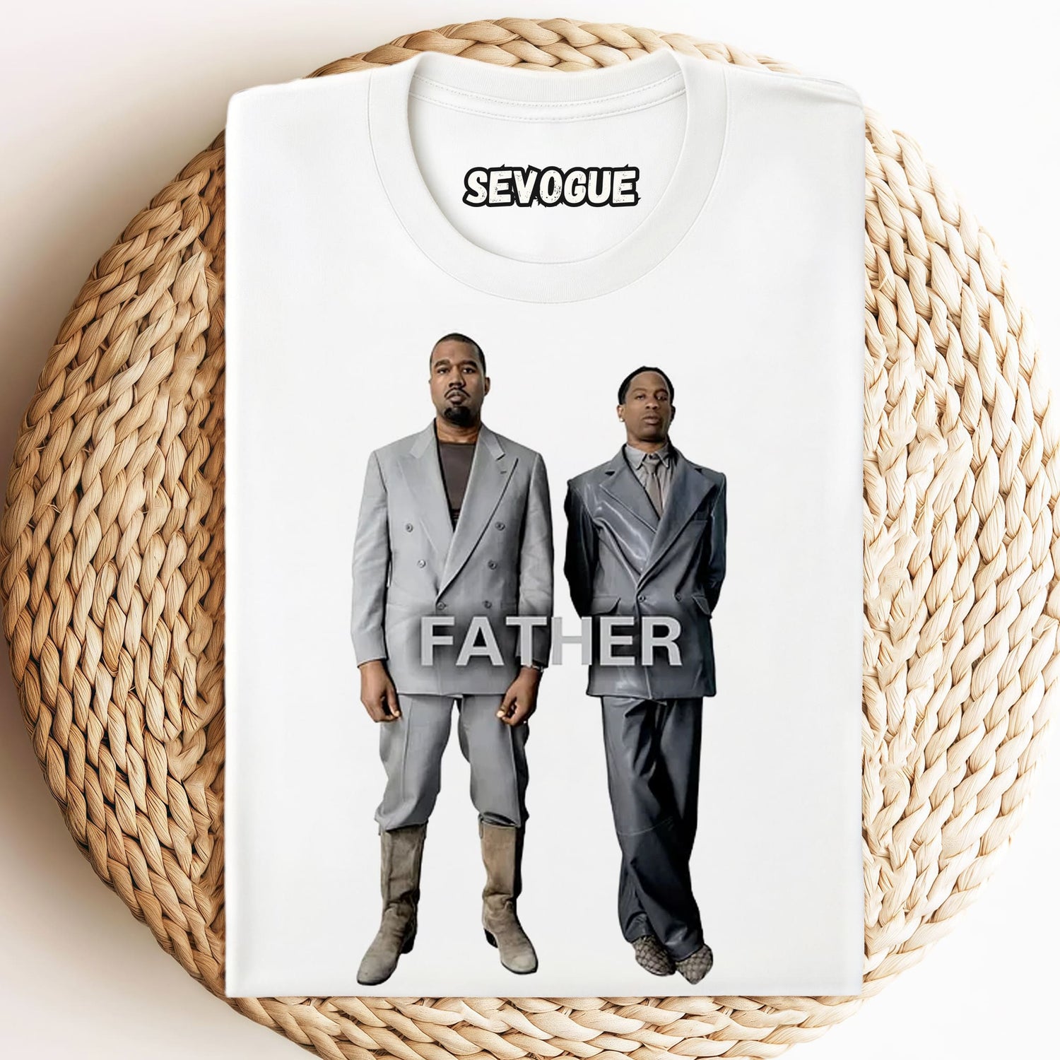 Ye Travis Scott Father Unisex Tee, Tank Top, Layered LS, Sweatshirt & Hoodie