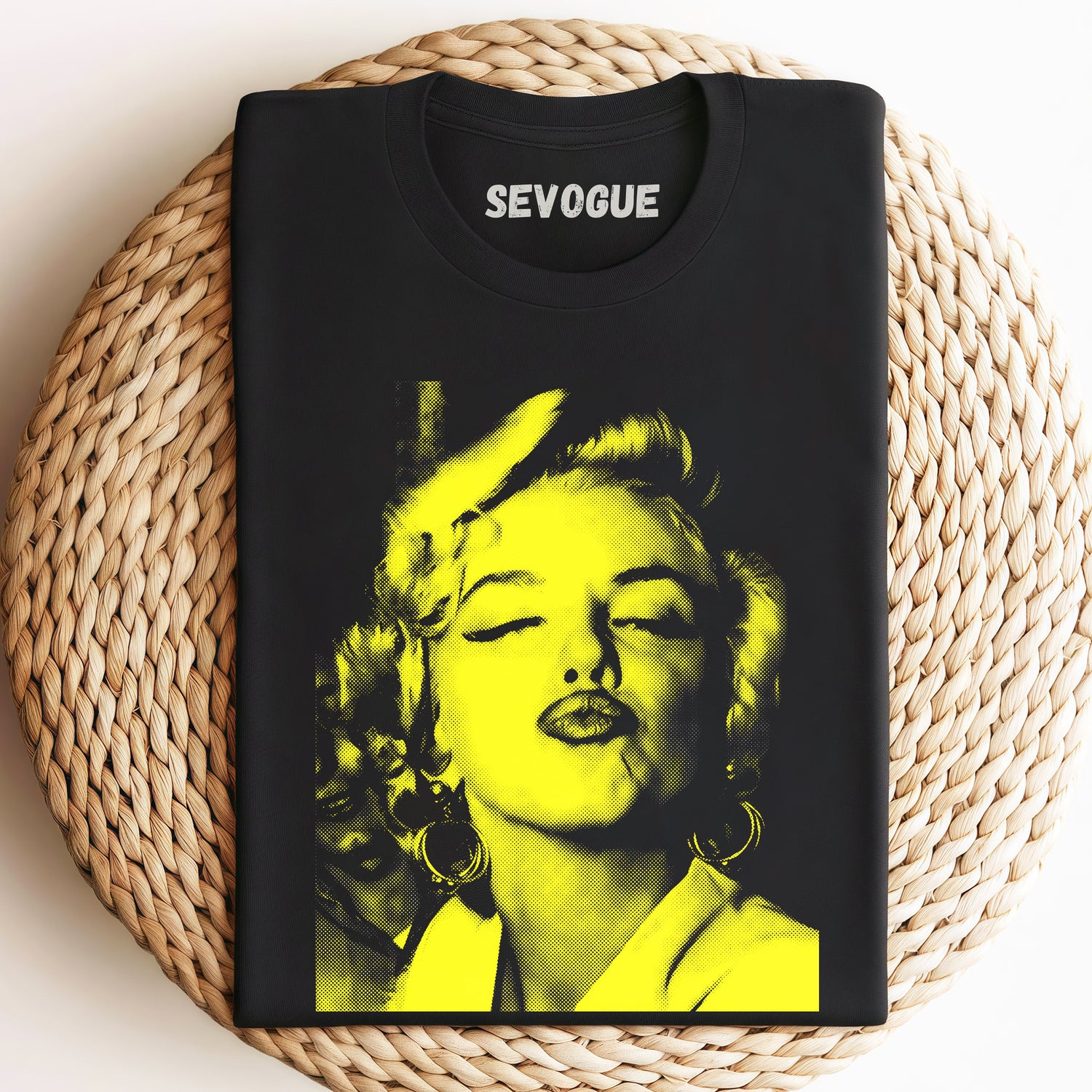 Yellow Marilyn Monroe Unisex Tee, Sweatshirt & Hoodie