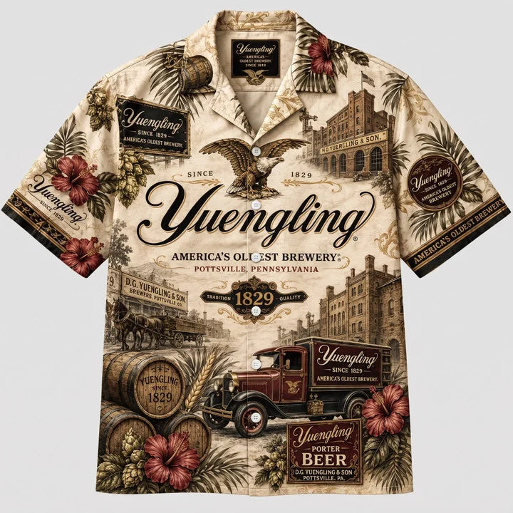 Yuengling Vintage Brewery Hawaiian Shirt