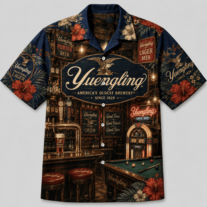 Yuengling Vintage Tavern Hawaiian Shirt