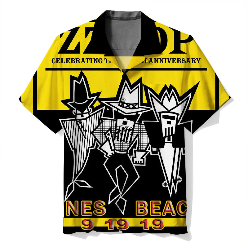 ZZ Top - Goin' 50!  Unisex Hawaiian Shirt
